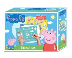 Stencil Set Peppa Pig
