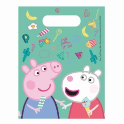 Uitdeelzakjes Peppa Pig (6st)