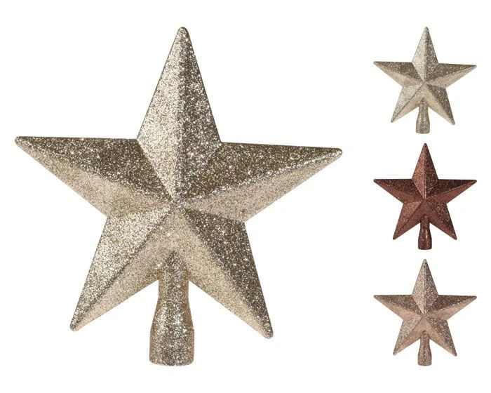 Piek Ster Glitter Assorti 20cm