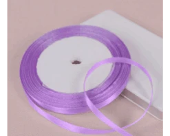 Satijnlint 6mm Paars