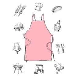 Wegwerp Schort Roze (3st)