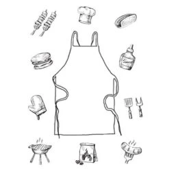 Wegwerp Schort Wit (3st)