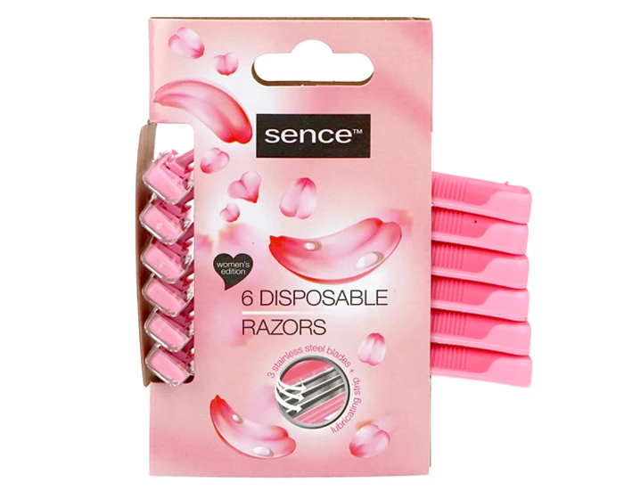 Sence Wegwerpscheermesjes (6st)