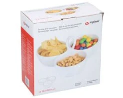 Alpina Serveerschaal Porcelein 3-vaks