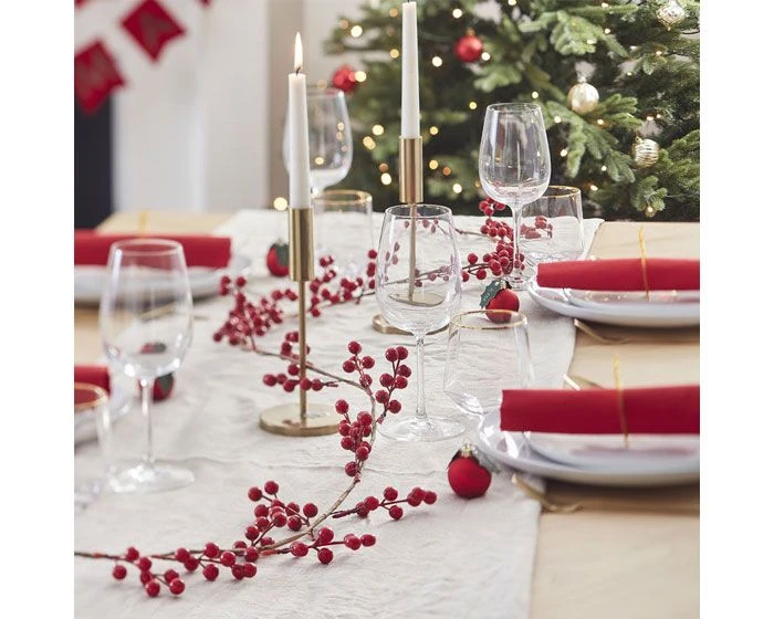 Decoratieslinger Rode Besjes Ginger Ray (1,8m)