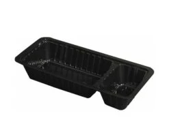 Snackbak + Sausvak A9-1 Zwart (250st)