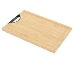 Bamboe Snijplank + Zwarte Handgreep (23x33cm)