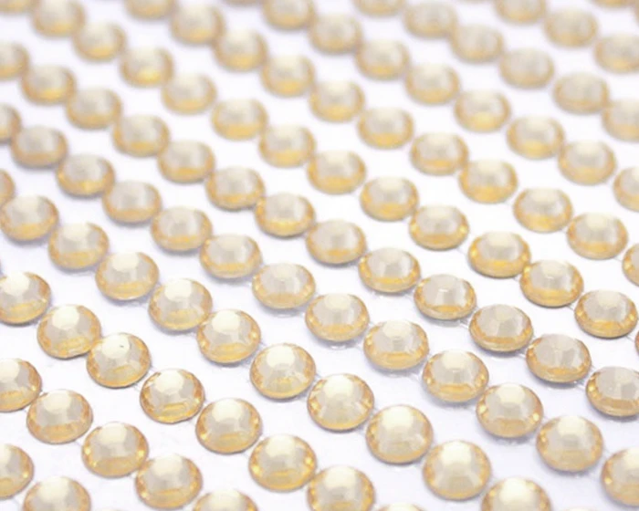 Strass Stickers Lichtgeel (330st)