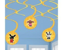 Swirls Bing Geel (6st)