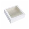 Taartdoos Met Venster Wit 26x26x12cm (2st)