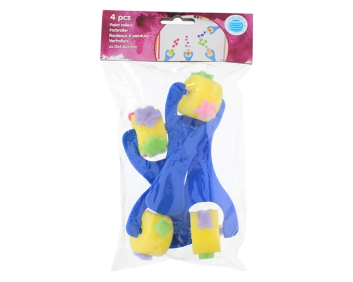 Verfrollers Met Patroon (4st) 3 Verfrollers Met Patroon (4st)