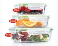 Alpina Glazen Vershoudbakjes (6dlg)