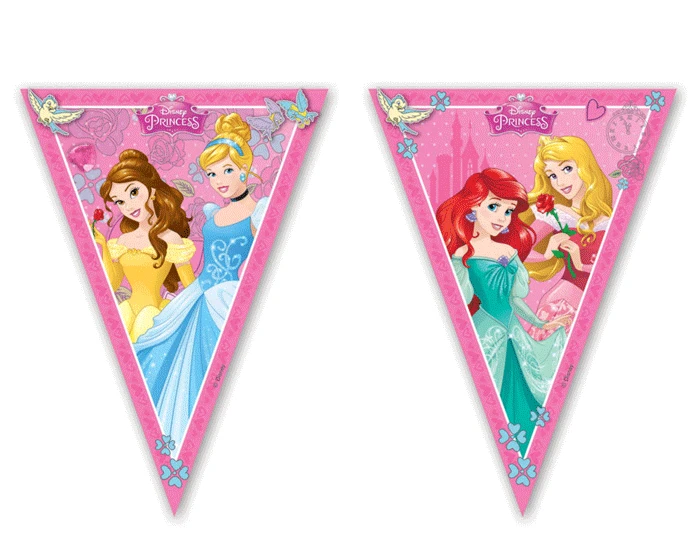 Vlaggenlijn Disney Princess (2,3m)