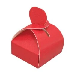 Vouwdoos Hart Relief Rood (50st)