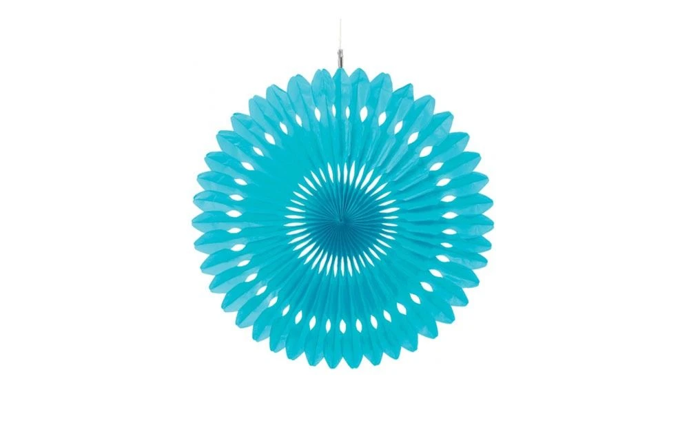 Deco Waaier XL Blauw (2st) 3 Deco Waaier XL Blauw (2st)
