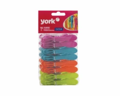 Wasknijpers Plastic York (16st)