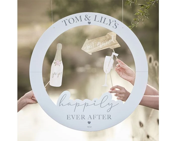 Wedding Photobooth Frame Rond Ginger Ray