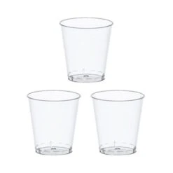 Shotglazen Plastic Transparant 3,5cl (25st)